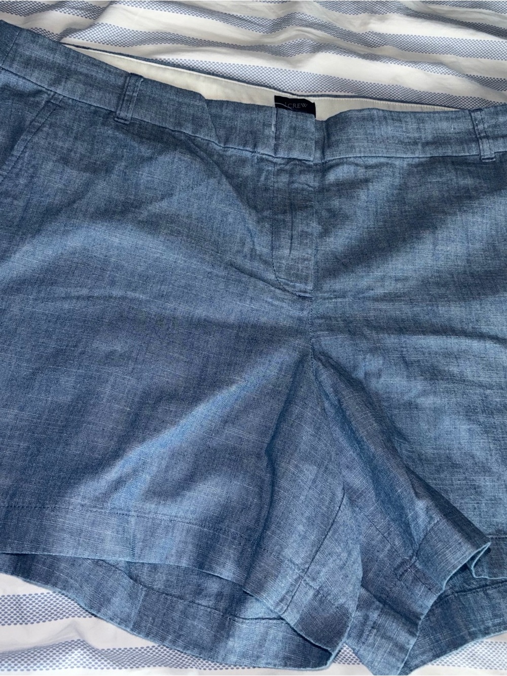 J. Crew Women’s Chambray Chino Short NWT Size 16 with 5” inseam